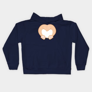 Corgi Butt Kids Hoodie